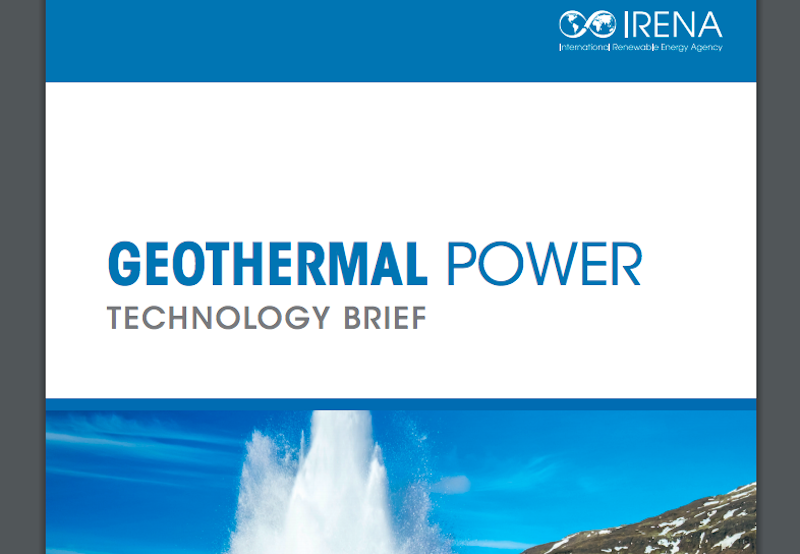  Geotermia, Sviluppo, Mondo: Potenzialità e limiti allo sviluppo della coltivazione geotermica, secondo IRENA
