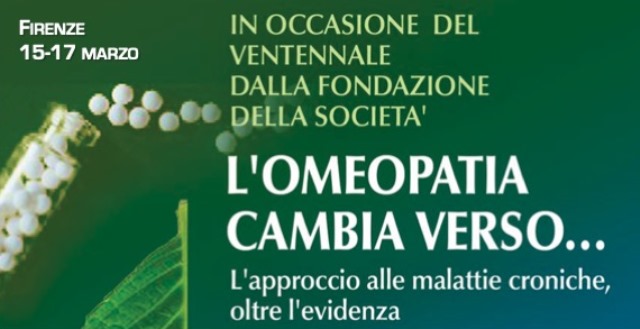  A Firenze tre accademici stabiliscono che l’omeopatia è una questione puramente chimica!