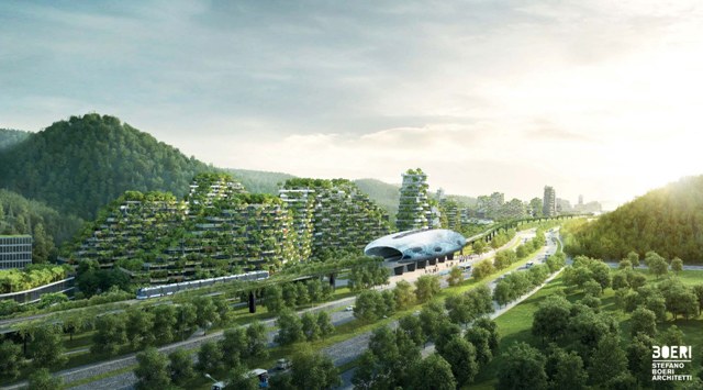  Geotermia, Ambiente, Cina: In Cina la prima città-foresta, energeticamente autosufficiente «a partire dalla geotermia»