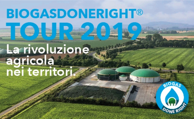  Biogasdoneright® Tour 2019: 6 tappe in giro per l’Italia