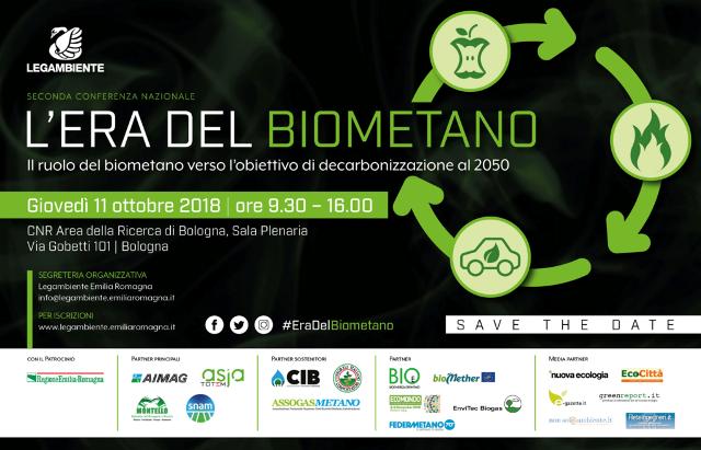  “L’era del biometano” 2° Conferenza nazionale di Legambiente l’11 ottobre a Bologna