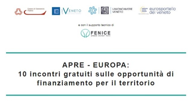  APRE-EUROPA: 10 incontri gratuiti sulle opportunità di finanziamento per il territorio