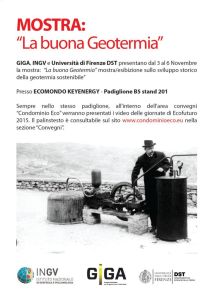  La “buona geotermia” ad Ecomondo 2015: l’impegno dell’On. Segoni al Convegno di Rimini