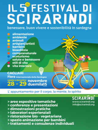  Sostenibilità e stili di vita sugli scudi: torna in Sardegna la V edizione di Scirarindi