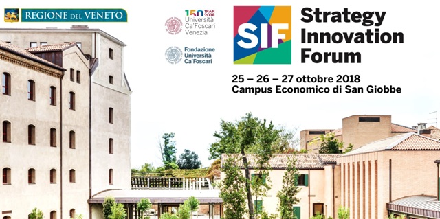  Strategy Innovation Forum a Venezia Ca’Foscari: D’Orica il 25 ottobre
