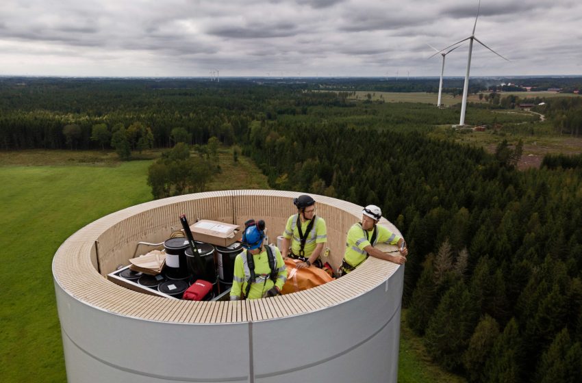  Il legno conquista l’eolico: installazione record in Svezia