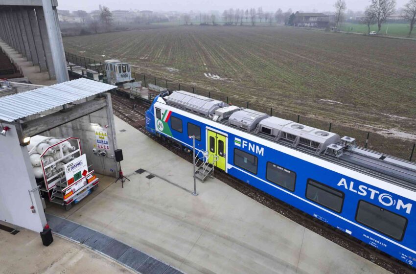  Treno a idrogeno: iniziati i test di rifornimento in Lombardia