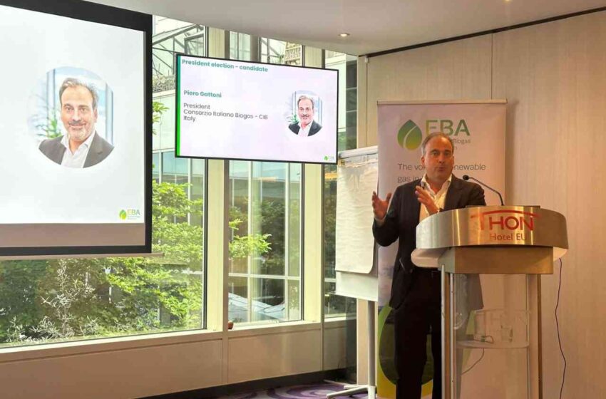  European Biogas Association: Piero Gattoni è il nuovo Presidente