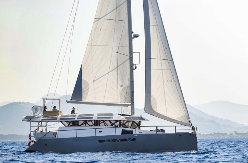  Un catamarano sostenibile in alluminio e legno di Paulownia
