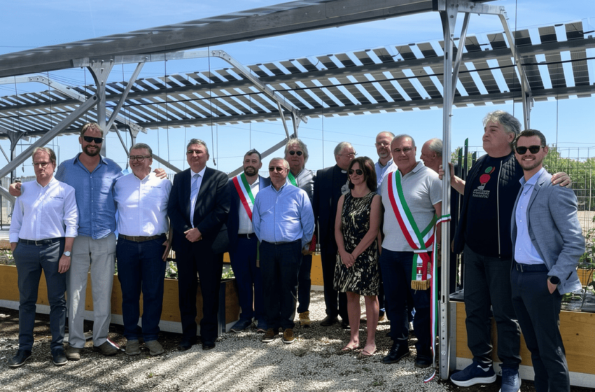  Nasce in Piemonte il primo BioOrto ElettroAttivo d’Italia